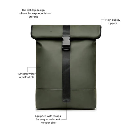 Baltimor Collection Supple PU Leather Bike Bag With Handcrafted Convertible Rucksack And Tote - hospitality