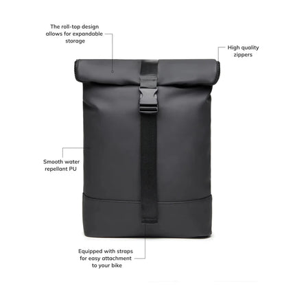 Baltimor Collection Supple PU Leather Bike Bag With Handcrafted Convertible Rucksack And Tote - hospitality
