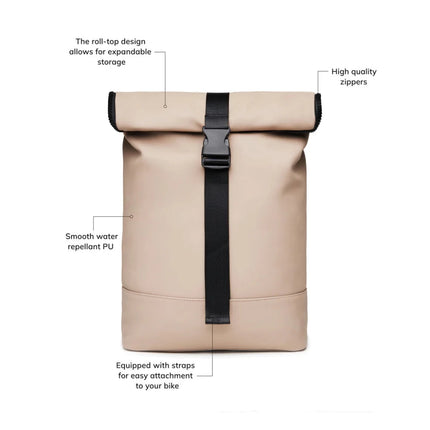 Baltimor Collection Supple PU Leather Bike Bag With Handcrafted Convertible Rucksack And Tote - hospitality