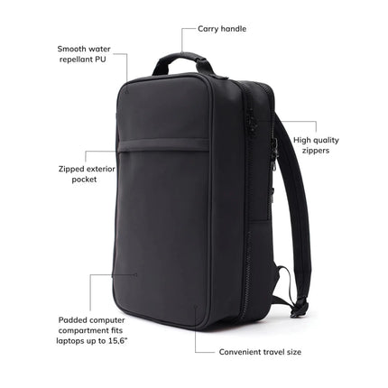 Baltimor Collection Travel Backpack With Premium Craftsmanship And Hidden Back Pocket - hospitality