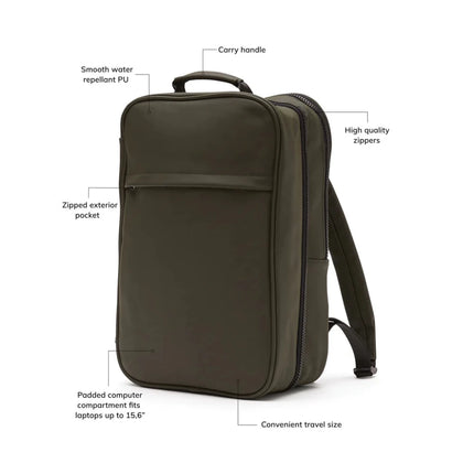 Baltimor Collection Travel Backpack With Premium Craftsmanship And Hidden Back Pocket - hospitality