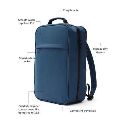 Baltimor Collection Travel Backpack With Premium Craftsmanship And Hidden Back Pocket - hospitality