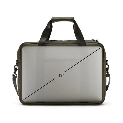 Baltimor Collection Water Repellent Computer Bag With Subtle Craftsmanship And Organizer Details - hospitality