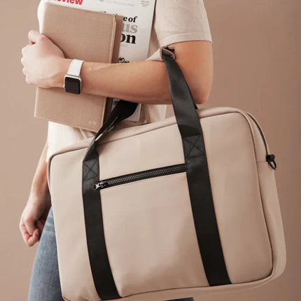 Baltimor Collection Water Repellent Computer Bag With Subtle Craftsmanship And Organizer Details - hospitality