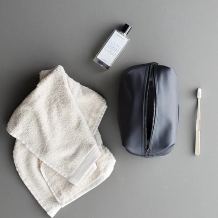 Baltimor Nubuck PU Wash Bag Atelier Collection Water Repellent Travel Toiletry Case - hospitality