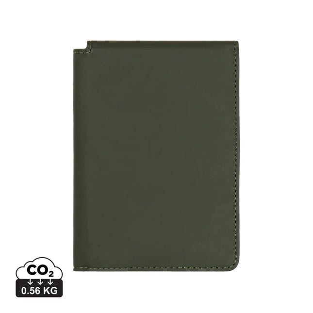 Baltimor RCS Recycled Polyester RFID Passport Cover - hospitality