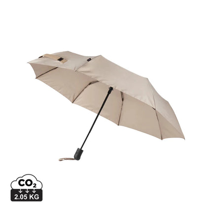 Baltimore AWARE RPET 21 Inch Satin Finish Compact Umbrella - hospitality