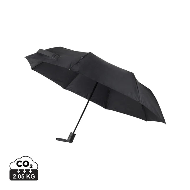 Baltimore AWARE RPET 21 Inch Satin Finish Compact Umbrella - hospitality