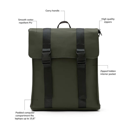 Baltimore Backpack Luxe PU Leather Crafted Collection - hospitality