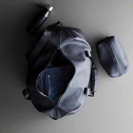 Baltimore Collection Full Grain Leather Weekend Bag Featuring Adjustable Shoulder Strap - hospitality
