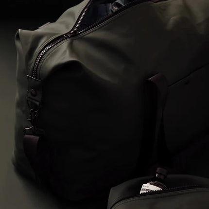 Baltimore Collection Full Grain Leather Weekend Bag Featuring Adjustable Shoulder Strap - hospitality