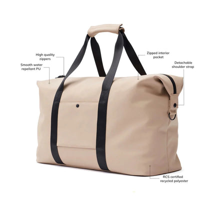 Baltimore Collection Full Grain Leather Weekend Bag Featuring Adjustable Shoulder Strap - hospitality
