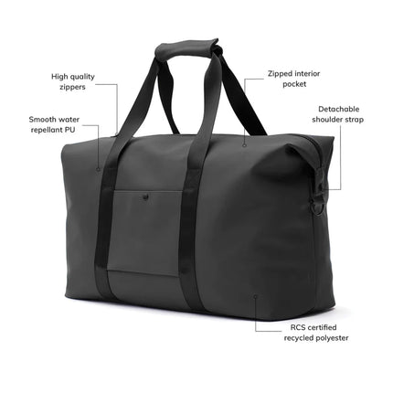 Baltimore Collection Full Grain Leather Weekend Bag Featuring Adjustable Shoulder Strap - hospitality