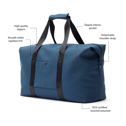 Baltimore Collection Full Grain Leather Weekend Bag Featuring Adjustable Shoulder Strap - hospitality