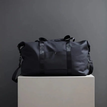 Baltimore Collection Full Grain Leather Weekend Bag Featuring Adjustable Shoulder Strap - hospitality