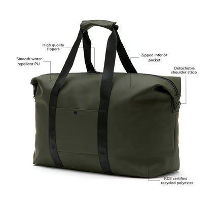 Baltimore Collection Full Grain Leather Weekend Bag Featuring Adjustable Shoulder Strap - hospitality