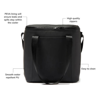 Baltimore Collection Insulated Cooler Bag In Water Repellent PU Nubuck With Premium Craftsmanship - hospitality