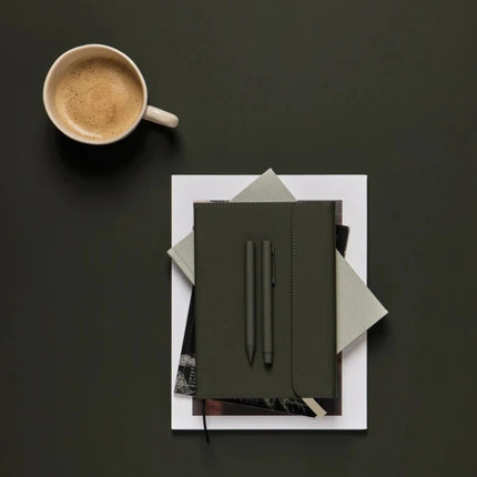 Baltimore GRS Certified Paper And PU Notebook A5 Closure - hospitality