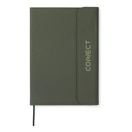 Baltimore GRS Certified Paper And PU Notebook A5 Closure - hospitality