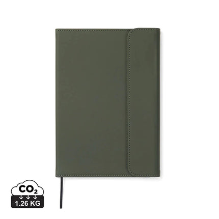 Baltimore GRS Certified Paper And PU Notebook A5 Closure - hospitality