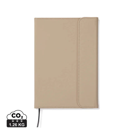 Baltimore GRS Certified Paper And PU Notebook A5 Closure - hospitality