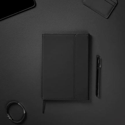 Baltimore GRS Certified Paper And PU Notebook A5 Closure - hospitality