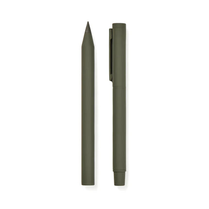 Baltimore RCS Pen Set With Two Pens Eternal And Classic Ballpoint Cap Clip In Recycled Stainless Steel - hospitality