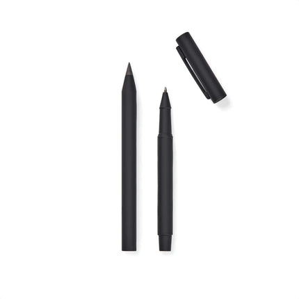 Baltimore RCS Pen Set With Two Pens Eternal And Classic Ballpoint Cap Clip In Recycled Stainless Steel - hospitality
