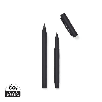 Baltimore RCS Pen Set With Two Pens Eternal And Classic Ballpoint Cap Clip In Recycled Stainless Steel – part of the Board Meeting kit
