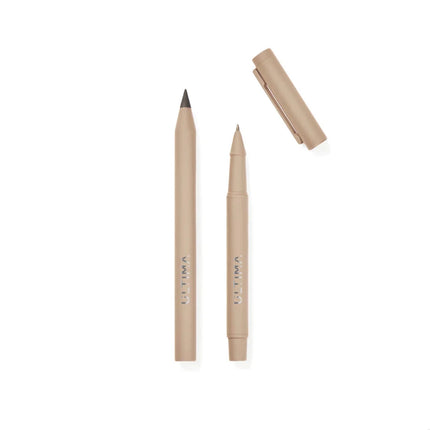 Baltimore RCS Pen Set With Two Pens Eternal And Classic Ballpoint Cap Clip In Recycled Stainless Steel - hospitality