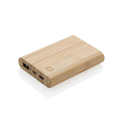 Bamboo 5.000 mAh powerbank - hospitality