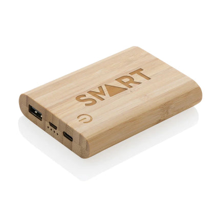 Bamboo 5.000 mAh powerbank - hospitality