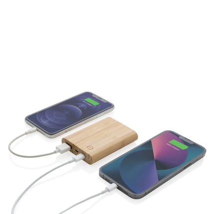 Bamboo 5.000 mAh powerbank - hospitality