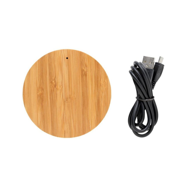 Bamboo 5W Wireless Charger pack of 25 - hospitality