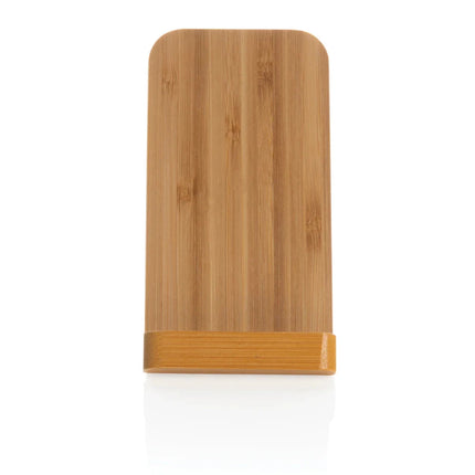 Bamboo 5W wireless charging stand - hospitality