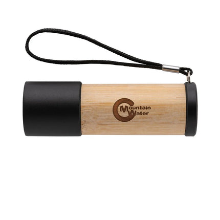 Bamboo and RCS certfied recycled plastic torch - hospitality