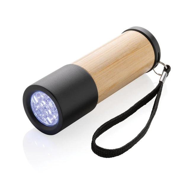 Bamboo and RCS certfied recycled plastic torch - hospitality