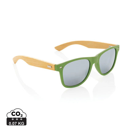 Bamboo and RCS recycled plastic sunglasses - hospitality