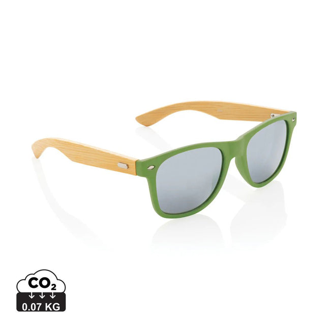 Bamboo and RCS recycled plastic sunglasses - hospitality
