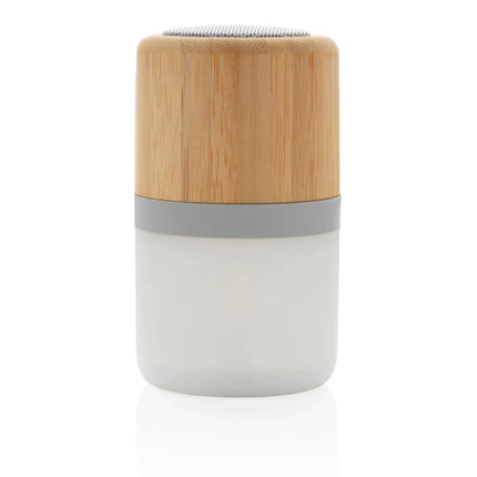 Bamboo colour changing 3W speaker light - hospitality