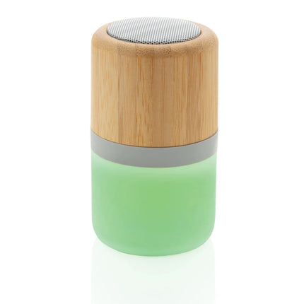 Bamboo colour changing 3W speaker light - hospitality