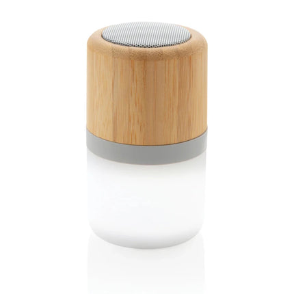 Bamboo colour changing 3W speaker light - hospitality