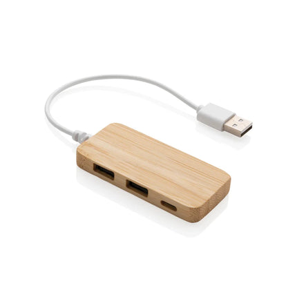 Bamboo hub with Type-C - hospitality