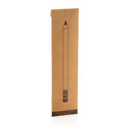 Bamboo infinity pencil with eraser - hospitality