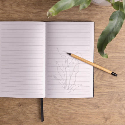 Bamboo infinity pencil with eraser - hospitality