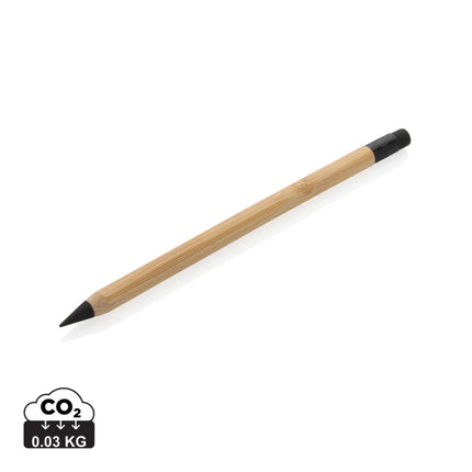 Bamboo infinity pencil with eraser - hospitality