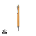 Bamboo,Stainless steel / brown / 1 x 1 x 13.7 x ø 1.1 cm