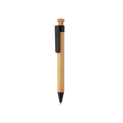 Bamboo pen with wheat straw clip pack of 500 - hospitality