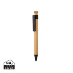 Bamboo,Wheatstraw / black / 13.8 x ø 1.1 cm