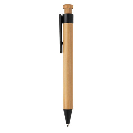 Bamboo pen with wheatstraw clip pack of 500 - hospitality